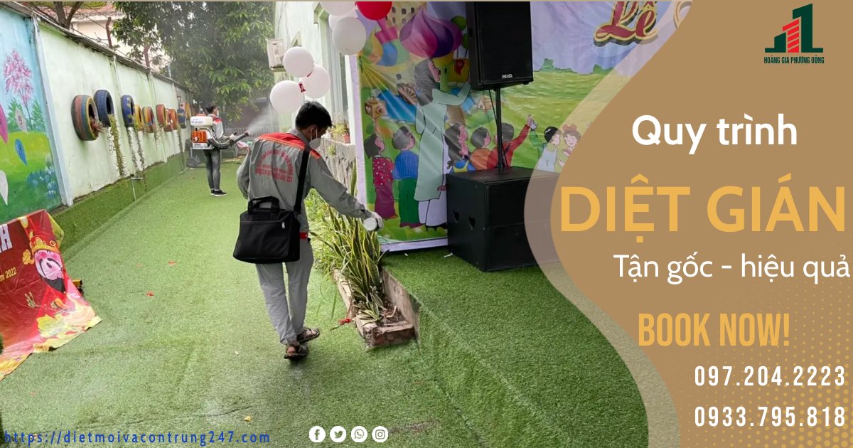 QUY TRÌNH DIỆT GIÁN